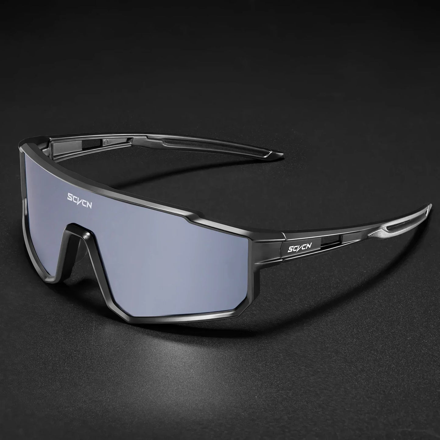 SCVCN Upgraded Outdoor Sports Cycling Glasses Men Women Running Sunglasses UV400 Mountain Camping Fishing Eyewear MTB Goggles