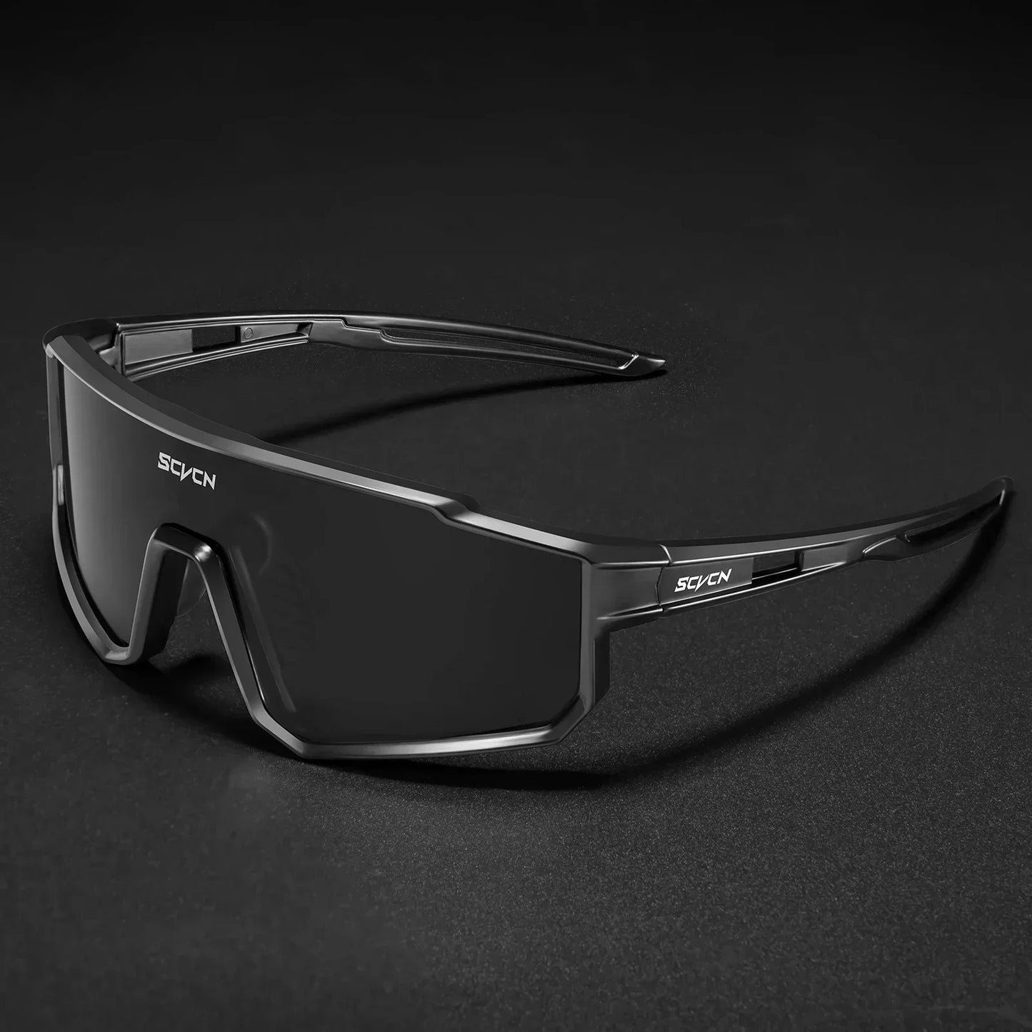 SCVCN Upgraded Outdoor Sports Cycling Glasses Men Women Running Sunglasses UV400 Mountain Camping Fishing Eyewear MTB Goggles