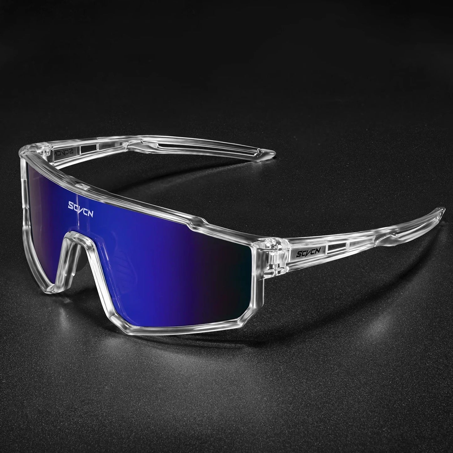 SCVCN Upgraded Outdoor Sports Cycling Glasses Men Women Running Sunglasses UV400 Mountain Camping Fishing Eyewear MTB Goggles