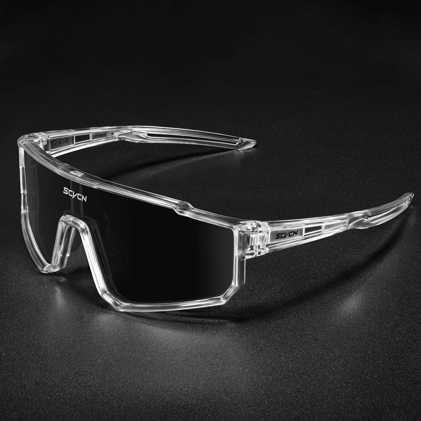 SCVCN Upgraded Outdoor Sports Cycling Glasses Men Women Running Sunglasses UV400 Mountain Camping Fishing Eyewear MTB Goggles
