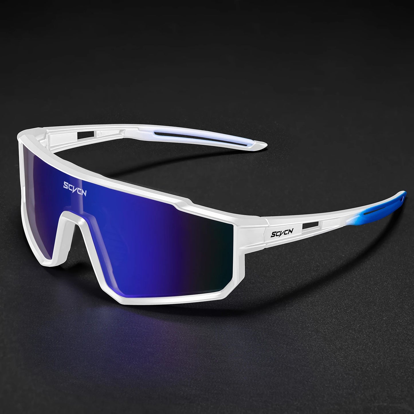 SCVCN Upgraded Outdoor Sports Cycling Glasses Men Women Running Sunglasses UV400 Mountain Camping Fishing Eyewear MTB Goggles